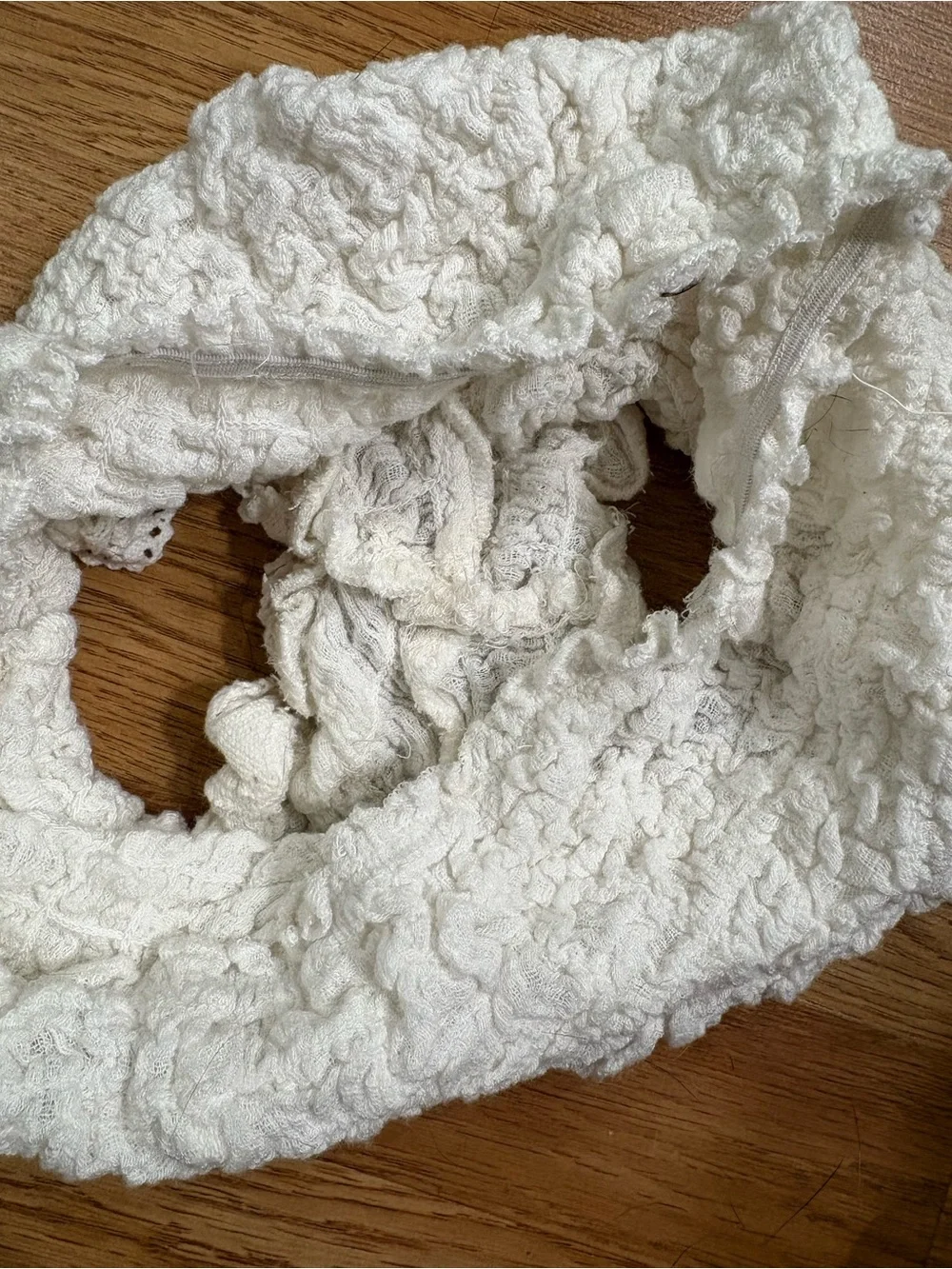 Free People Bloomer Cream High-Waist Lace Trim Shorts